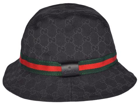 black gucci bucket hat|gucci fedora bucket hat.